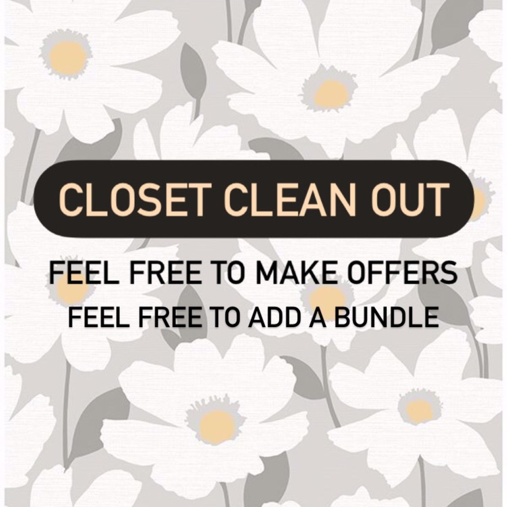 Closet clean out!